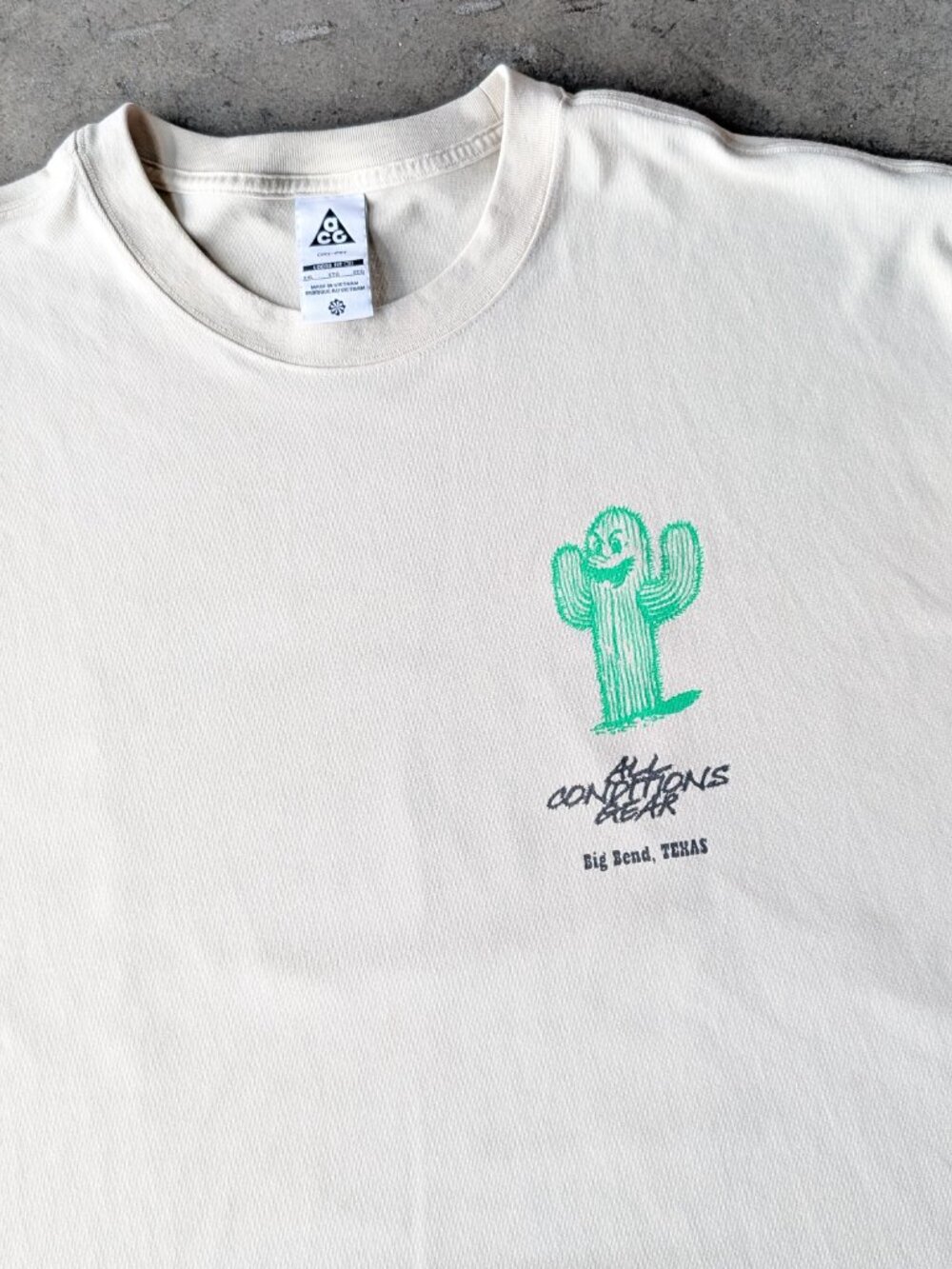 Nike ACG All Conditions Gear Cactus Tee Big Bend Texas Short Sleeve T-Shirt XXL